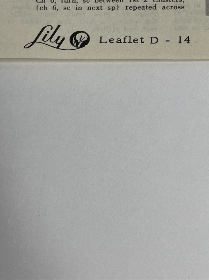 Lily Crocheted Apron Crochet Pattern D14 - Image 3 of 4