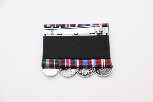 Diamond, Platinum Jubilee, Coronation & VRSM 2 Bars Mounted Miniature Medals - Picture 2 of 2