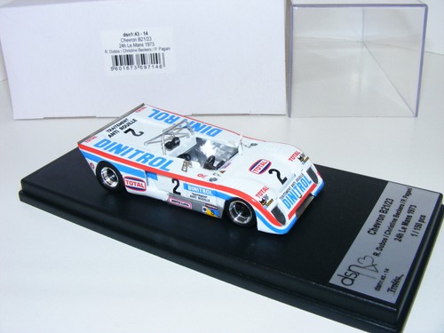 1:43 Trofeo DSN14 Chevron B21/23 Dinitrol Le Mans 1973 Dubos Beckers Pagani IMBALLO ORIGINALE - Foto 4 di 5