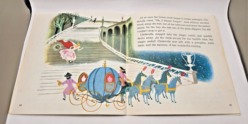 Walt Disney's Story of Cinderella Read-Along Book and Tape Cassette Vintage - Picture 4 of 4