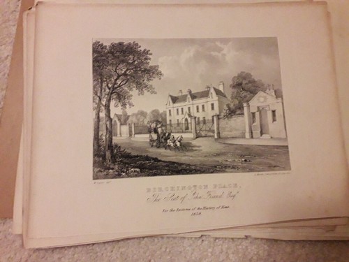UNA MERAVIGLIOSA COLLEZIONE DI 83 STAMPE ANTICHE KENT. (Dal 1810 al 1900) - Foto 20 di 23