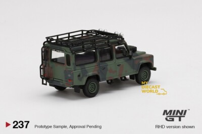 ミニカー MINI GT Land Rover Defender 110 Malaysia Land Rover Defender 110 Malaysian Army Harimau Belang by