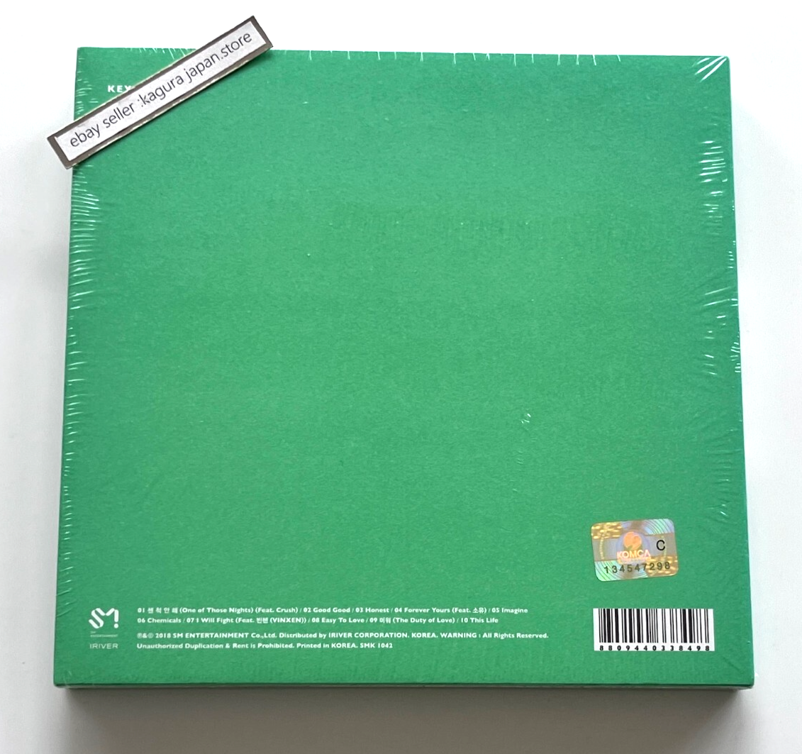 SHINee KEY FACE Green ver. 1st Solo Album CD + Booklet + Photocard