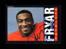 1985 TOPPS IRVING FRYAR RC #325 PATRIOTS ORIGINAL SIGNED AUTOGRAPHED