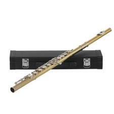 Brand New Silver Keys Flute Brass Material with Leather Box Professional Flute