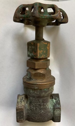 Vintage Jenkins 3/4" Threaded Gate Valve