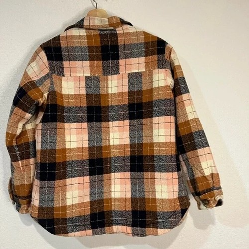 O’Neill shirt Sherpa jacket multi color yellow pink brown black white XS winter - Picture 3 of 7
