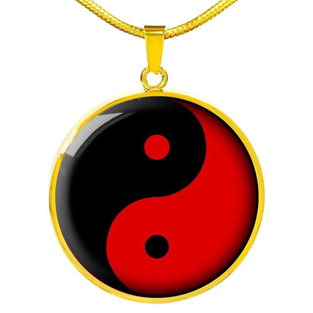yand_ YIN YANG necklace 02 (約45cm)ステッカー付 yand_ YIN YANG necklace 02 (約45cm)ステッカー付