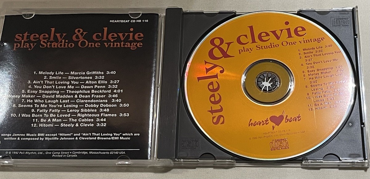 STEELY&CLEVIE 名曲　11枚 Play Studio One Vintage by Steely & Clevie (CD, May-1992