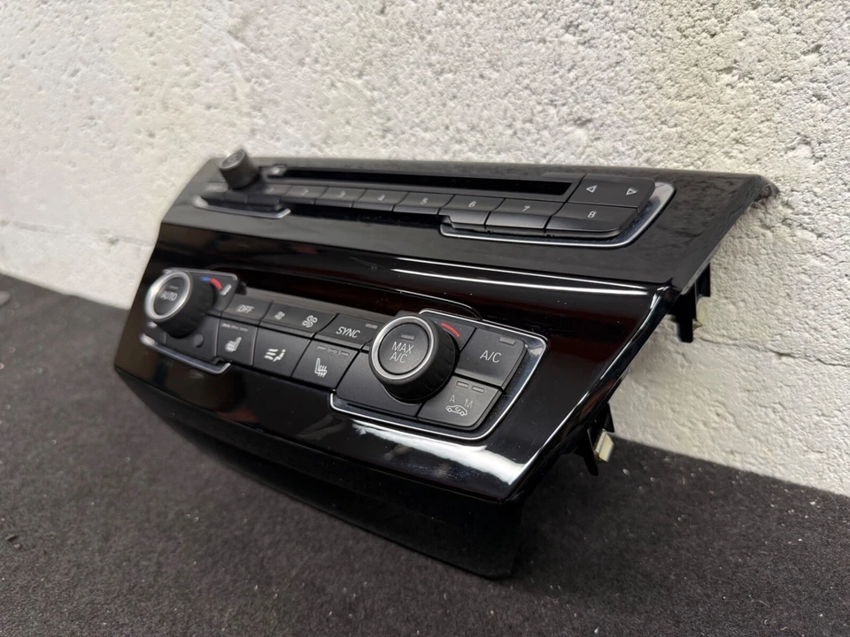 BMW X1 X2 (F39 F48) 2016-2020 calefacción delantera aire acondicionado temperatura panel de control climático Foto 4 de 4