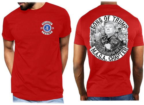 SONS OF TRUMP - MAGA CHAPTER - Front / Back - President Trump Rally Shirt - Picture 5 of 12