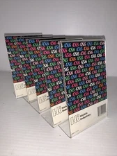 5 Plastic Post Card Holders 4”x6” Clear Display Stand