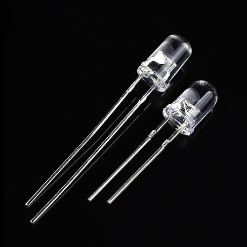 10mm Ultra Bright LED Emitting Diode Red/Blue/Green/White/Yellow/Purple/Pink - Picture 3 of 6