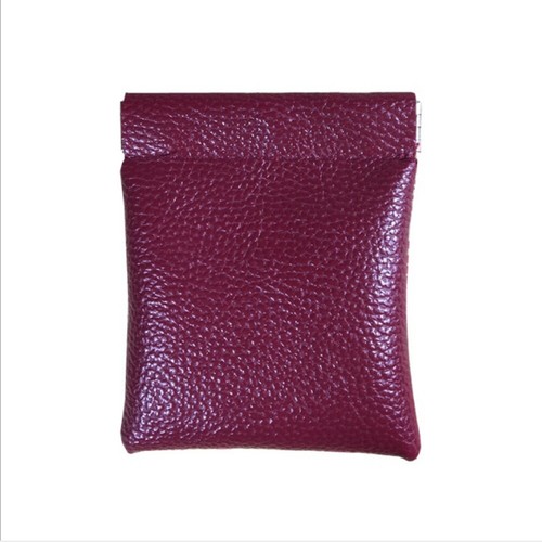 UNISEX MENS LADIES SOFT BLACK LEATHER COIN POUCH PURSE SNAP WALLET - UK ✲ - Picture 8 of 22