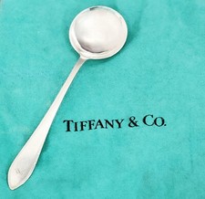 REEDED EDGE by TIFFANY & Co. Sterling Silver 5⅜ Inch Bouillon Soup Spoon w/ Mono