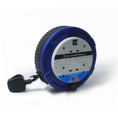 Masterplug 4 Socket Cassette Reel 5M