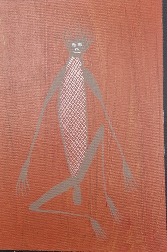 NEW " Mimi Spirit" by Aboriginal artist EDWARD BLITNER with COA - Picture 3 of 5