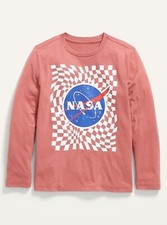 Old Navy Kids Gender-Neutral NASA Pop Culture Graphic T-Shirt Size Large 10-12