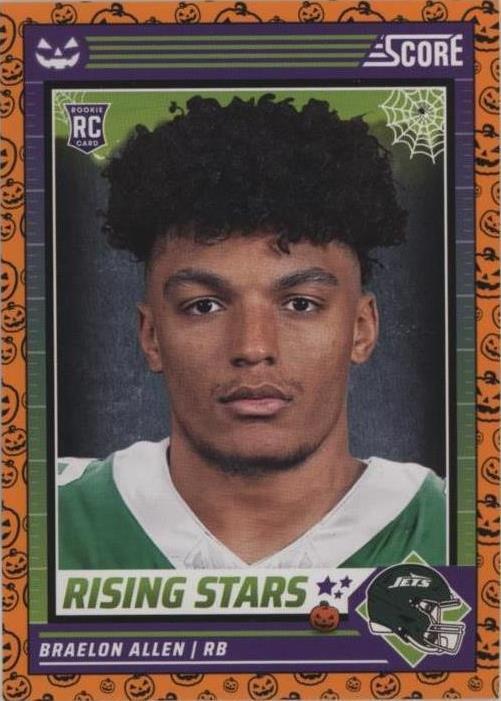 2024 Panini Score A Treat Rising Stars Braelon Allen 5 Orange 2024 panini score a treat rising stars braelon allen 5 orange