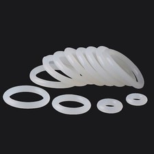 Food Grade O-Ring Silicone Rubber Clear O Ring 1mm-4mm Cross Section 3mm-60mm OD