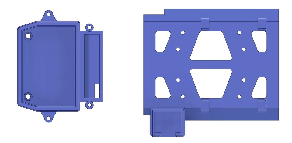 For XMaxx X Maxx Hobbywing Max5 G2 Max6 ESC AND Receiver Mount fits Traxxas - Image 2 of 4