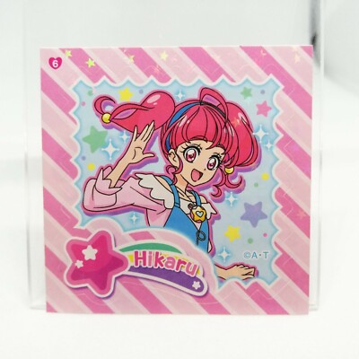 6 Cure Star Hikari Hoshino Star Twinkle PreCure Seal Karte Nissui 2,5 Zoll × ...