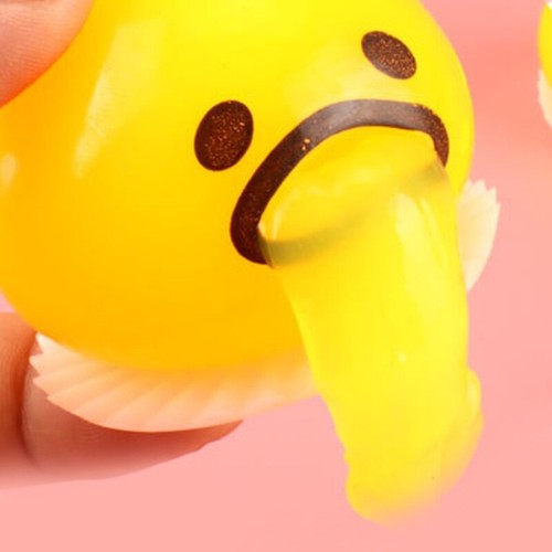 Novelty Toy Pocket Model Trick Simulation Egg Yolk Pressure Relief Toy - Zdjęcie 4 z 8
