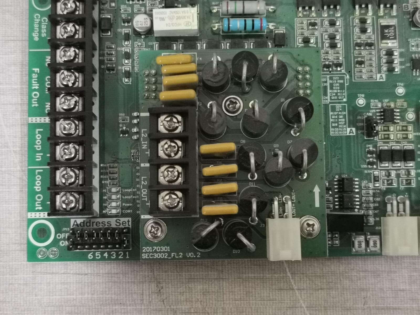 SEC3002 Addressable Fire Alarm PCB Board | eBay