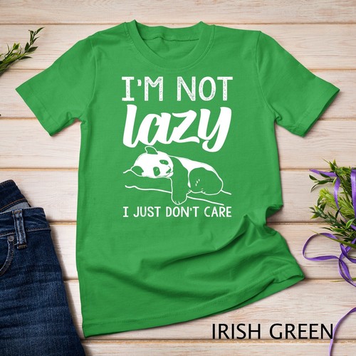 lazy shirts for women - i'm not lazy, i just don't care T-Shirt Unisex T-shirt - Picture 4 of 15