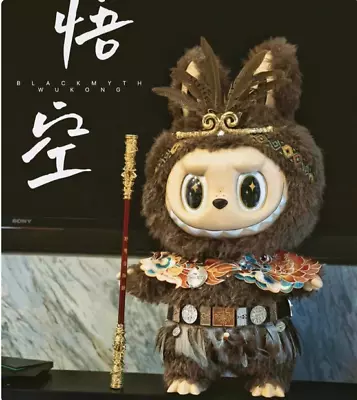 POP MART The Monsters Labubu ZIMOMO 58CM Black Wukong Series POP MART The Monsters Labubu ZIMOMO 58CM Black Wukong Series