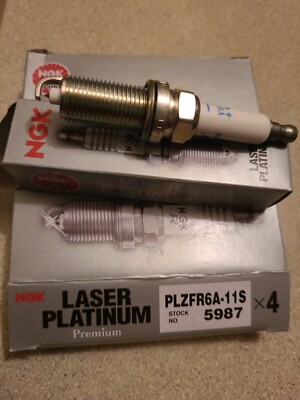 NGK 5987 PLZFR6A-11S LASER PLATINUM SPARK PLUG, 4 PACK | eBay