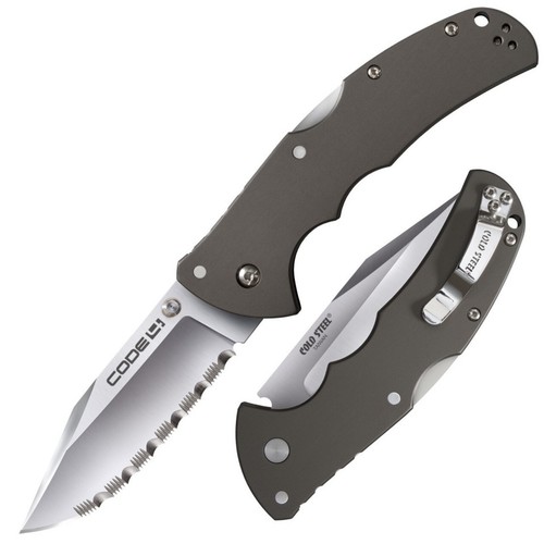 Cold Steel 58PC Code 4 Klappmesser 3,5" Clip Point Wellenschliff