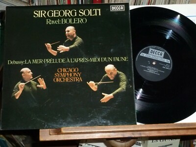 UK Decca SXL 6813 RAVEL BOLERO DEBUSSY PRELUDE CHICAGO SO SOLTI  Best 1W2W NM