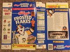1992 PITTSBURGH PENGUINS STANLEY CUP CHAMPS EMPTY KELLOGG'S FROSTED FLAKES BOX — photo 1