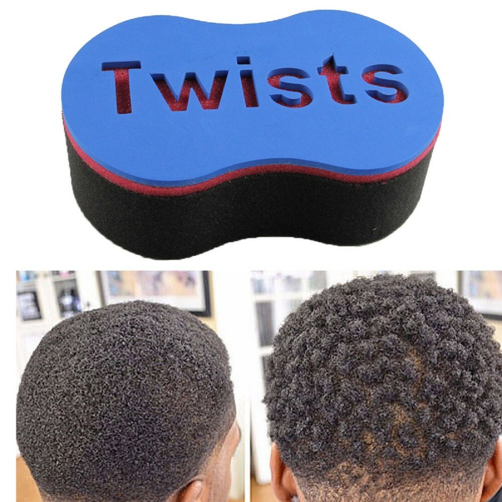 Spin Barber Hair Sponge Brush for Dreads Locking Twist Coil Afro Curl Wave  | eBay