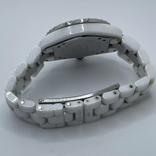 Oniss Paris Watch Womens 39mm Ceramic Case Bracelet Mother of Pearl Dial Date - Picture 6 of 13