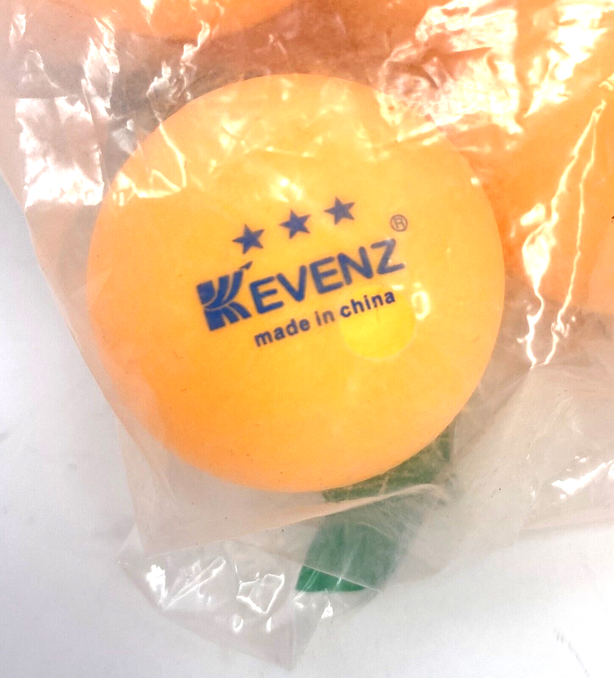 KEVENZ 50Pack Orange 3Star Ping Pong Balls 40+ Mm Durable Practice Balls eBay