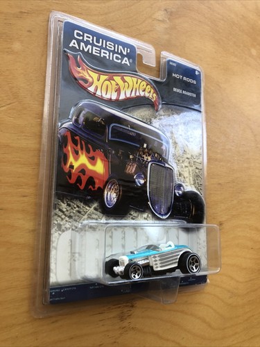 Hot Wheels Cruisin' America Hot Rods Teal/White Deuce Roadster 56502 - Picture 5 of 7