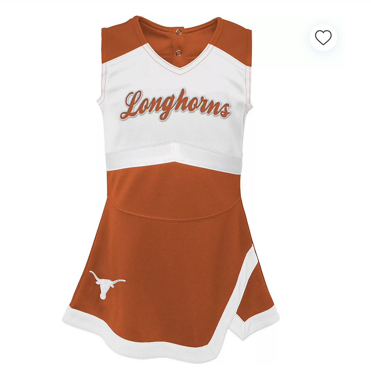 NEW Gen 2 Piece TEXAS LONGHORNS Toddler Size 2T Dress Jumper