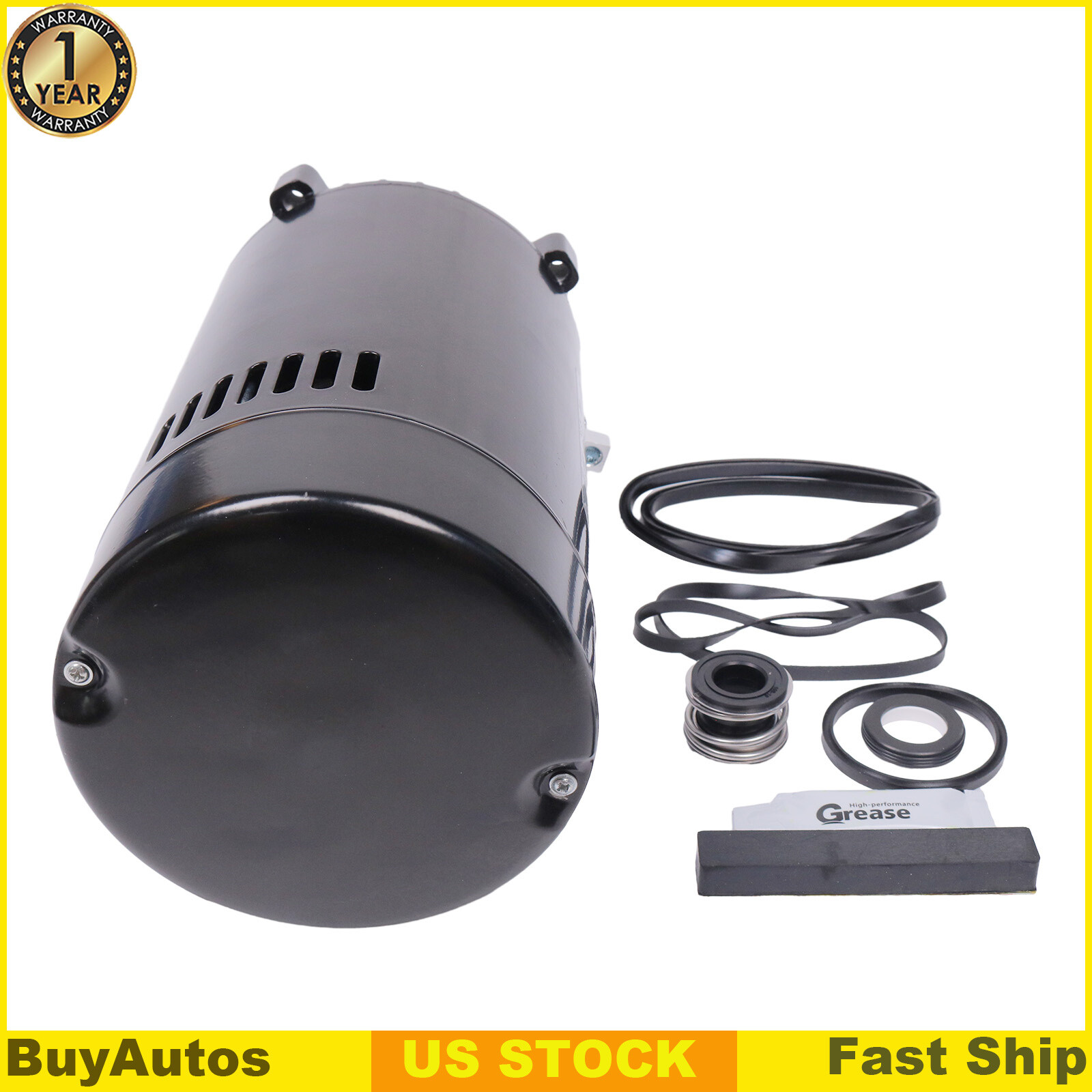 Pool Pump Motor & Seal Kit UST1102 For Hayward Max Flow Century 1 hp ...