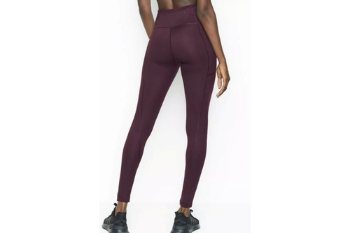 Victoria's Secret Dark Violet Essential Studio 7/8 Length Leggings - Picture 2 of 8