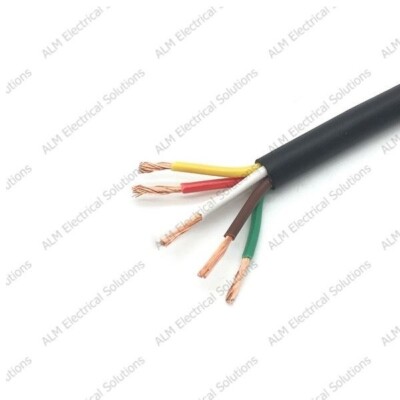 5-adriges Anhängerkabel - dünnwandiges Auto- & Marinekabel - 0,75 mm², 1 mm² & Schwerlast