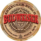 Budweiser Barrel End Tin Sign 2165