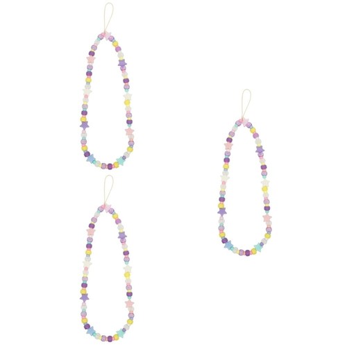3 PCS Anti-slip Wrist Rope Child Mobile Phone Anti-lost Beaded Chain - Afbeelding 10 van 12