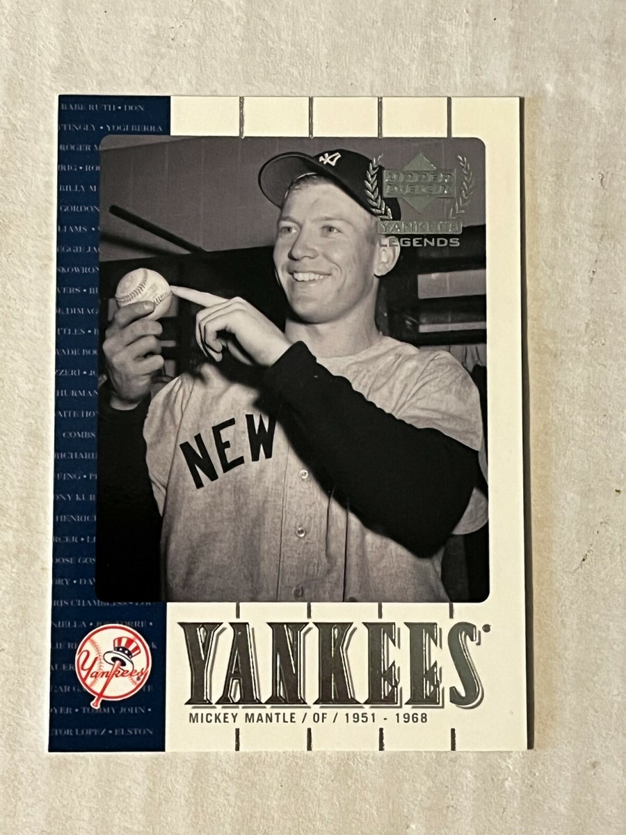2000 UD YANKEES LEGENDS メモラビリア3枚組 2000 Upper Deck Yankees Legends Mickey Mantle #2 | eBay