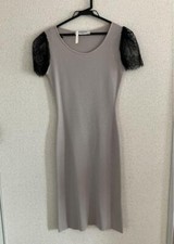 Valentino knit dress light gray size XS