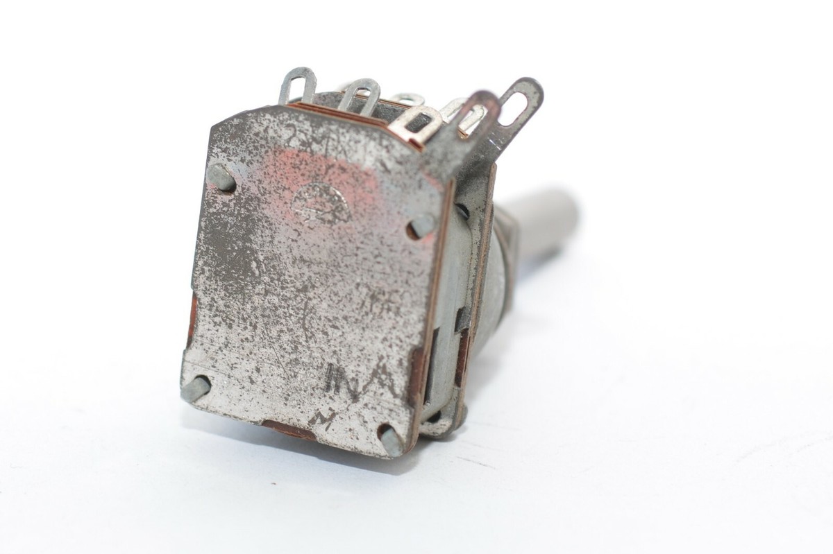 Genuine ALPS Raster-Potentiometer / Poti, 3x 250 kOhm lin., für Radio. 60er, NOS
