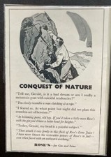 Original Vintage Small Magazine Drink Advert 1953 Rose's Lime Juice & Climbing