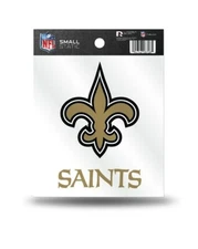 New Orleans Saints Logo Static Cling Sticker NEW!! Window or Car!