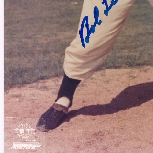 Bob Lemon Signed Cleveland Indians Baseball 8x10 Glossy Photo PSA Authenticated - Picture 4 of 5